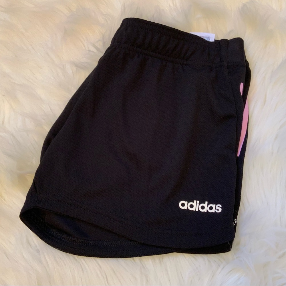Adidas Design to Move Knit Shorts - NWT - Small - Black/Clear Lilac - Picture 2 of 11
